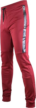 Screenshotbrand Mens Hip Hop Premium Fleece Bottom - Ribbed Wasteband with Drawstring