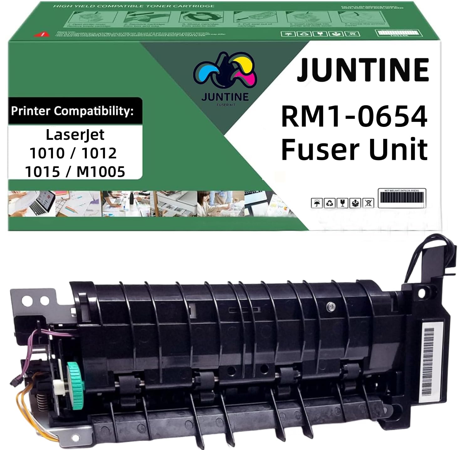 JUNTINE RM1-0654 Fuser Unit Replacement for HP RM1-0654 Fuser Unit Compatible with HP Laserjet 1010 1012 1015 M1005 Printers(110V- 50K)