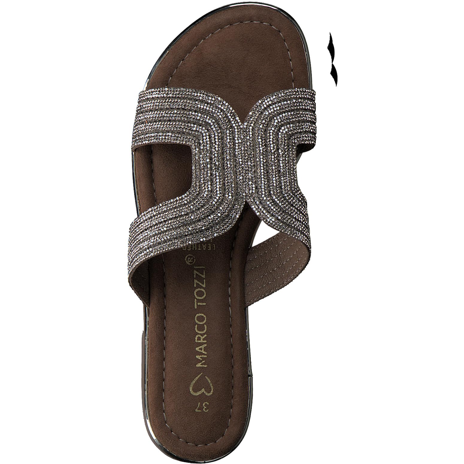 MARCO TOZZI Ciabattine Donna Glitterate Basse