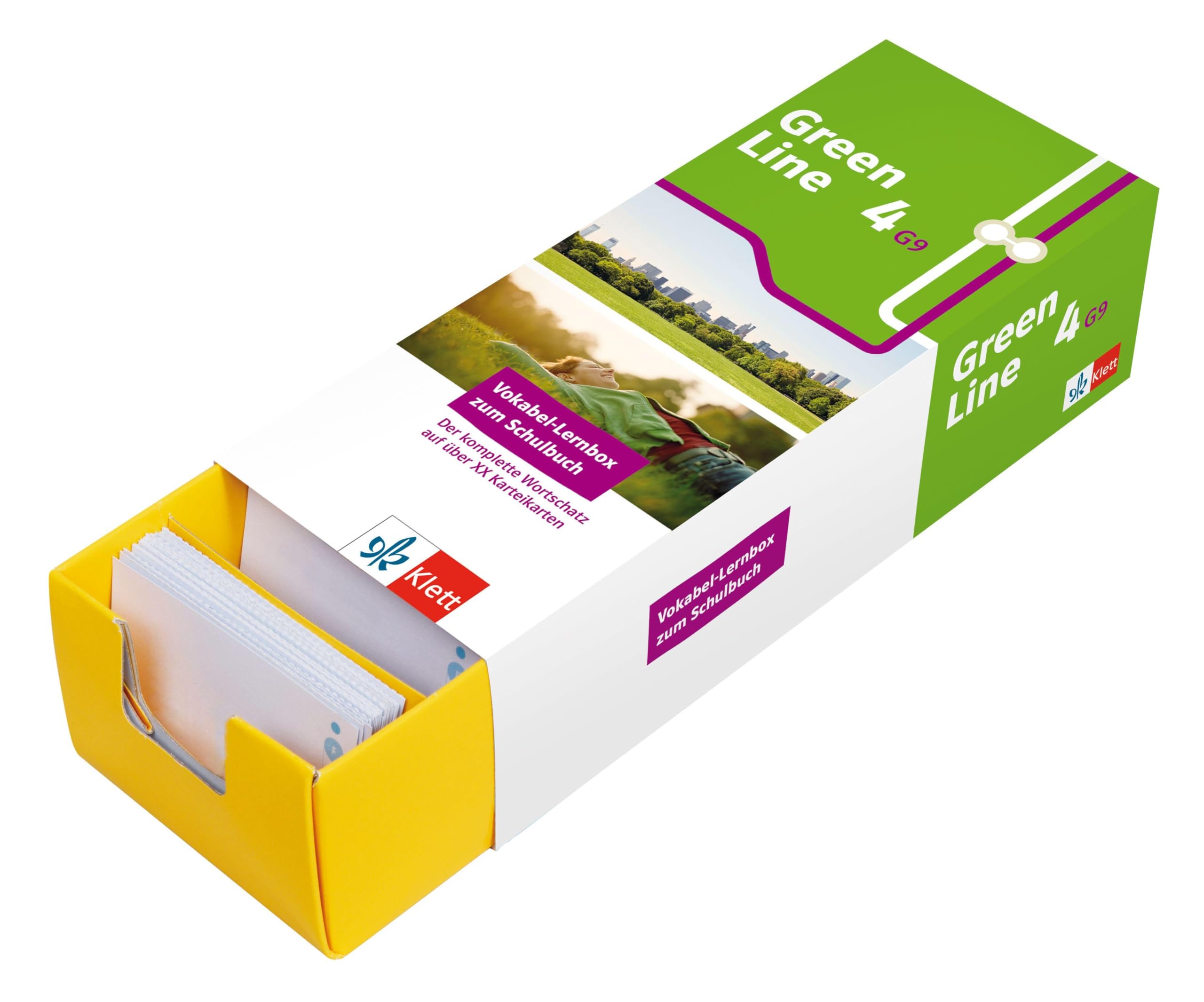 Green Line 4 G9 (Ausgabe ab 2019) Klasse 8 Vokabel-Lernbox zum Schulbuch: Englisch passend zum Lehrwerk üben (Green Line G9. Ausgabe ab 2019)