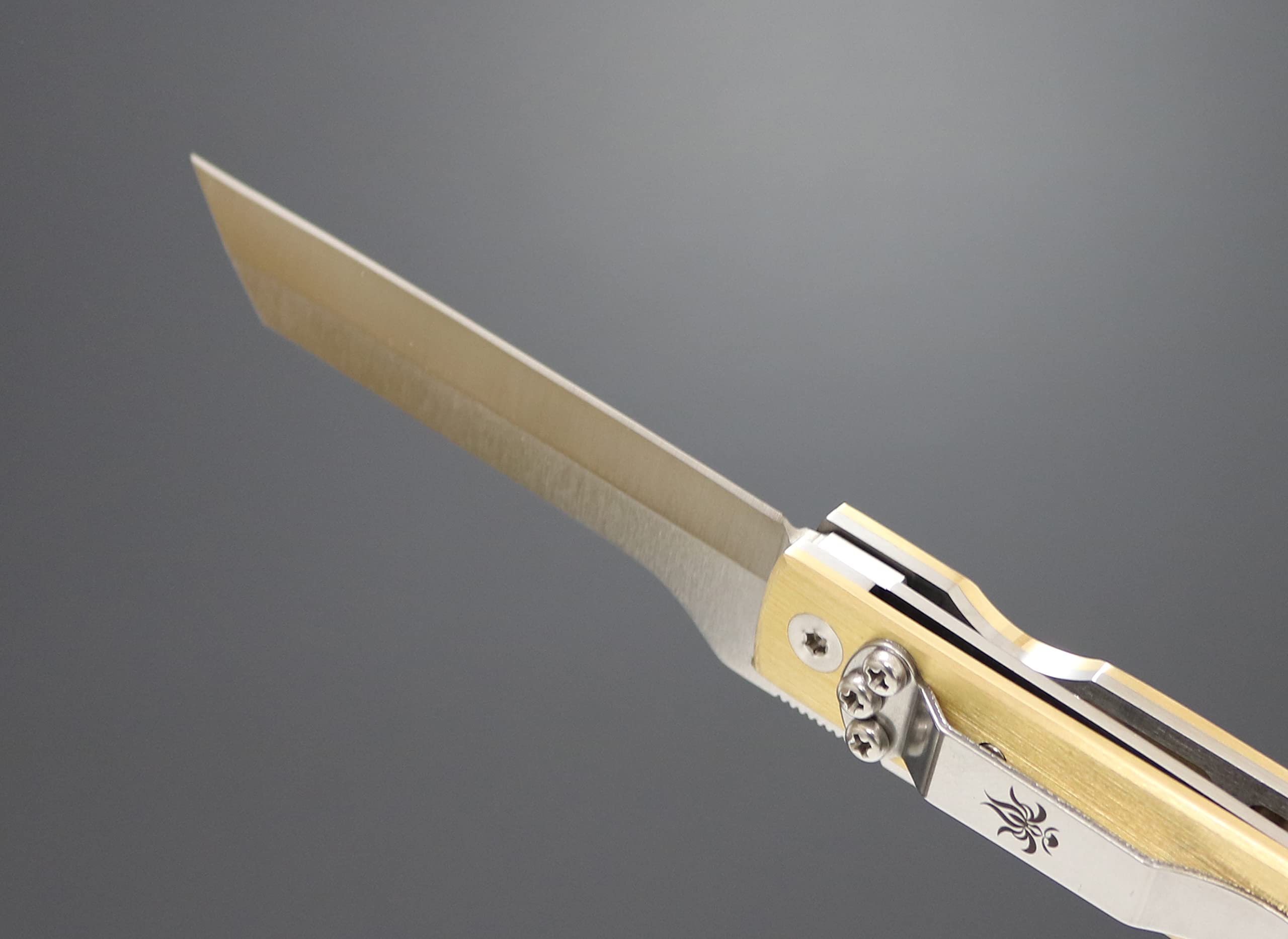 Amazon.co.jp: 兼常作 短冊刀 真鍮ハンドル KB-561 : ホーム＆キッチン