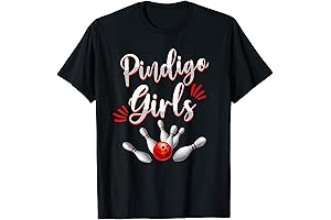 Pindigo Girls Bowler Ball Pun Player Funny Ladies T-Shirt