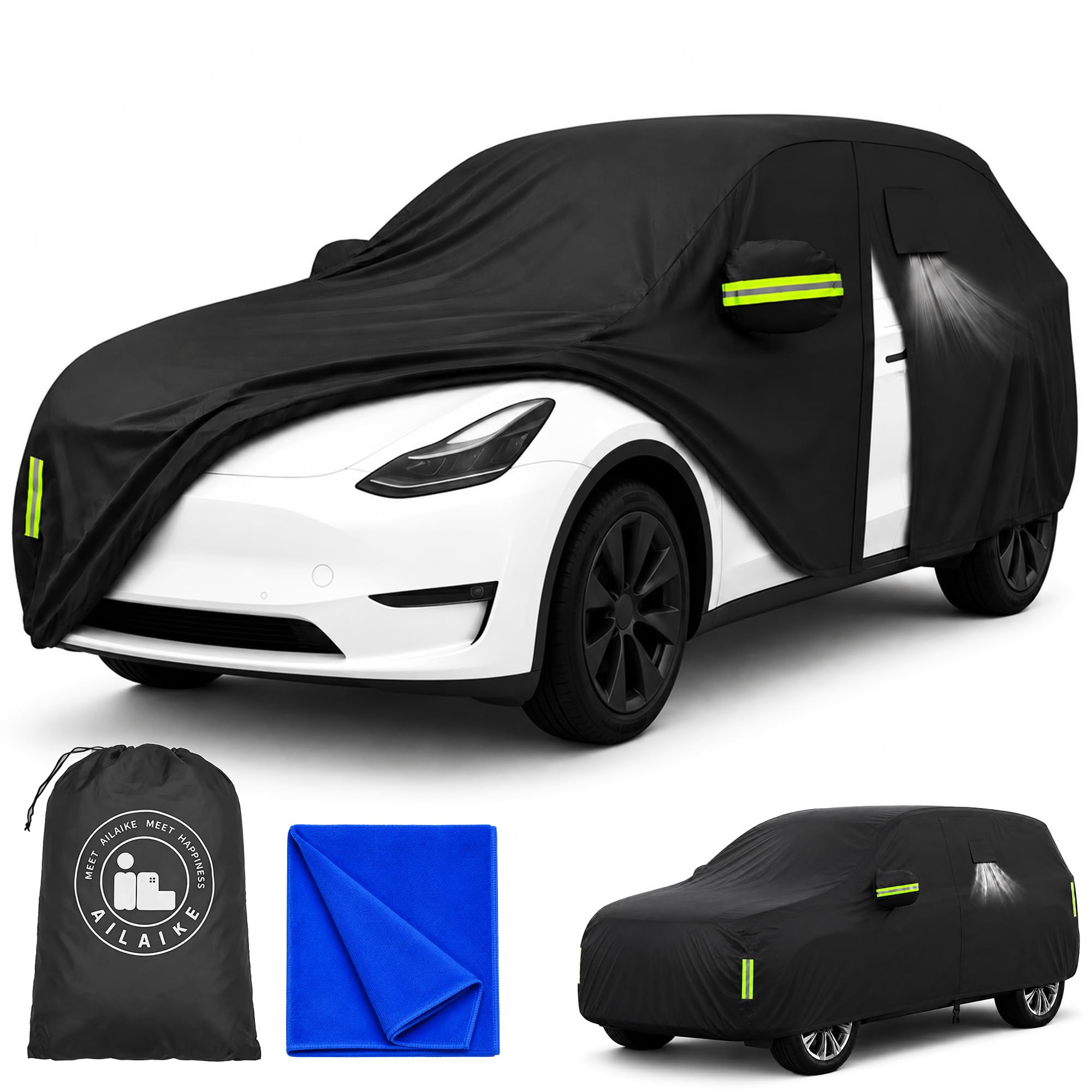 Car Cover Waterproof All Weather Custom Fit for Model Y.
