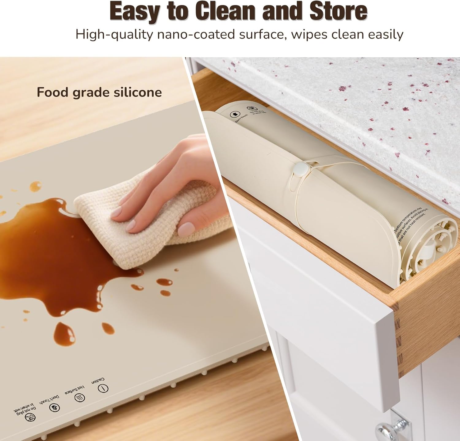 Extra Large Electric Warming Mat for Food – 35"x15.5" Silicone Heating Tray, Adjustable Temperature & Timer, Portable Food Warmer for Buffets, Parties & Countertops – Food Heating Mat