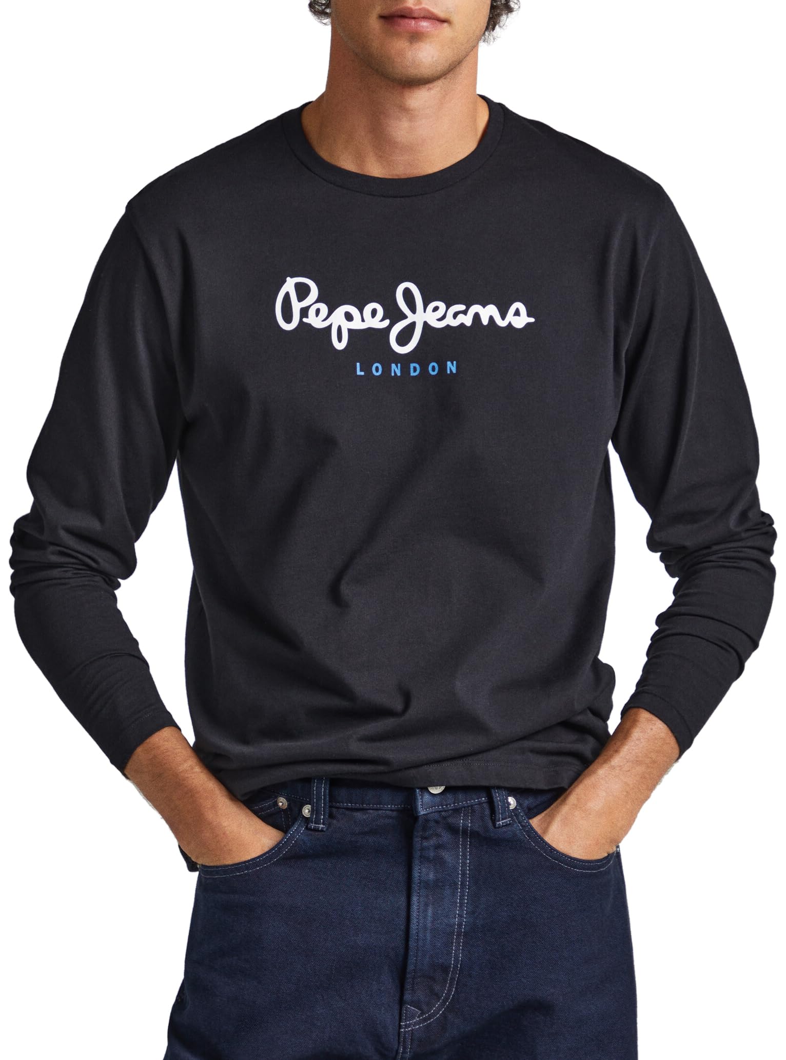 Pepe Jeans Eggo Long N Camiseta para Hombre