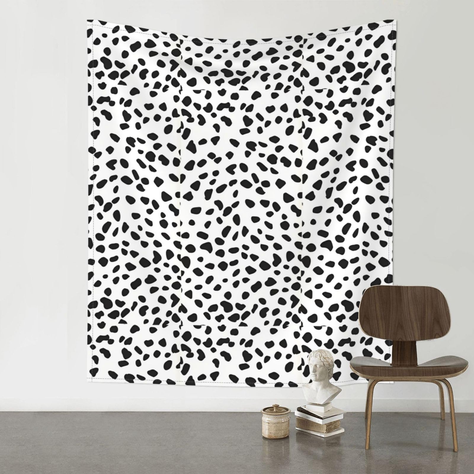 WHJSSF Cow Print Prints Wall Tapestry 60x51in - Boho Decor Throw for Bedroom, Dorm, Picnic & Outdoor Adventures