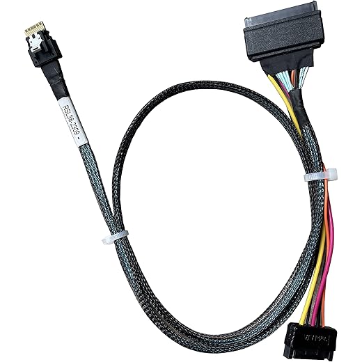 Diliving SlimSAS to U.2 NVMe Adapter Cable 75CM