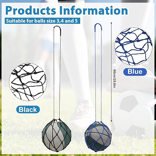 Miniatura 2 de 2 unidades de entrenamiento de fútbol, entrenamiento de retorno de fútbol, entrenamiento de retorno de fútbol, red de un solo mango, red ajustable