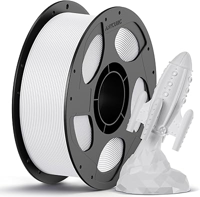 25 – ANYCUBIC PETG Filament 1.75mm, 3D Printer Filament, Dimensional Accuracy +/- 0.02mm, Exceptional Toughness, Print with Most FDM 3D Printers,…