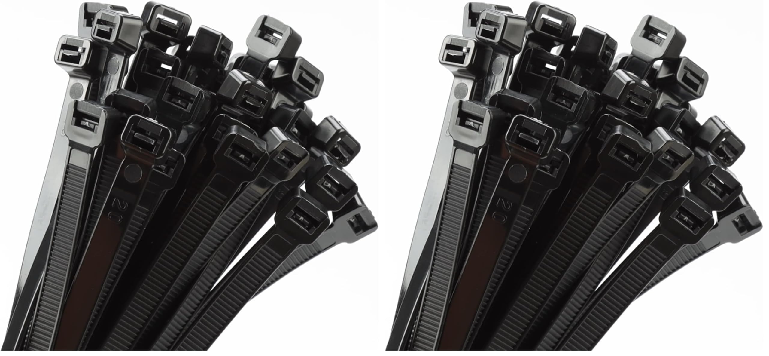 Armpow 18" Black Zip Ties - 100 Pack -25 Armpow 18" Black Zip Ties - 100 Pack -25