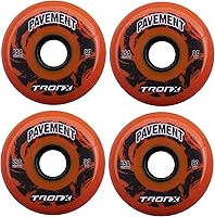 Vista 1 de TronX Outdoor Asphalt Pavement 85A Inline Roller Hockey Wheels 4 Pack 59mm, 68mm, 72mm, 76mm, 80mm Sizes Hi-Lo