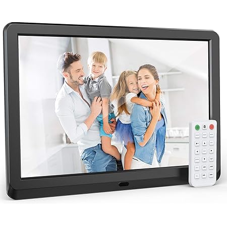 Amazon Fambrow デジタルフォトフレーム 10インチ 19 1080高解像度 Ips視野角 写真 動画 音楽再生 時計 カレンダー アラーム スライドショー機能付き Usbメモリー Sdカード 遠隔操作 リモコン付き 日本語取扱説明書 Pse認証済み Fambrow デジタルフォトフレーム