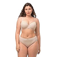 ULLA POPKEN Reggiseno con Ferretto, Coppa Morbida Donna