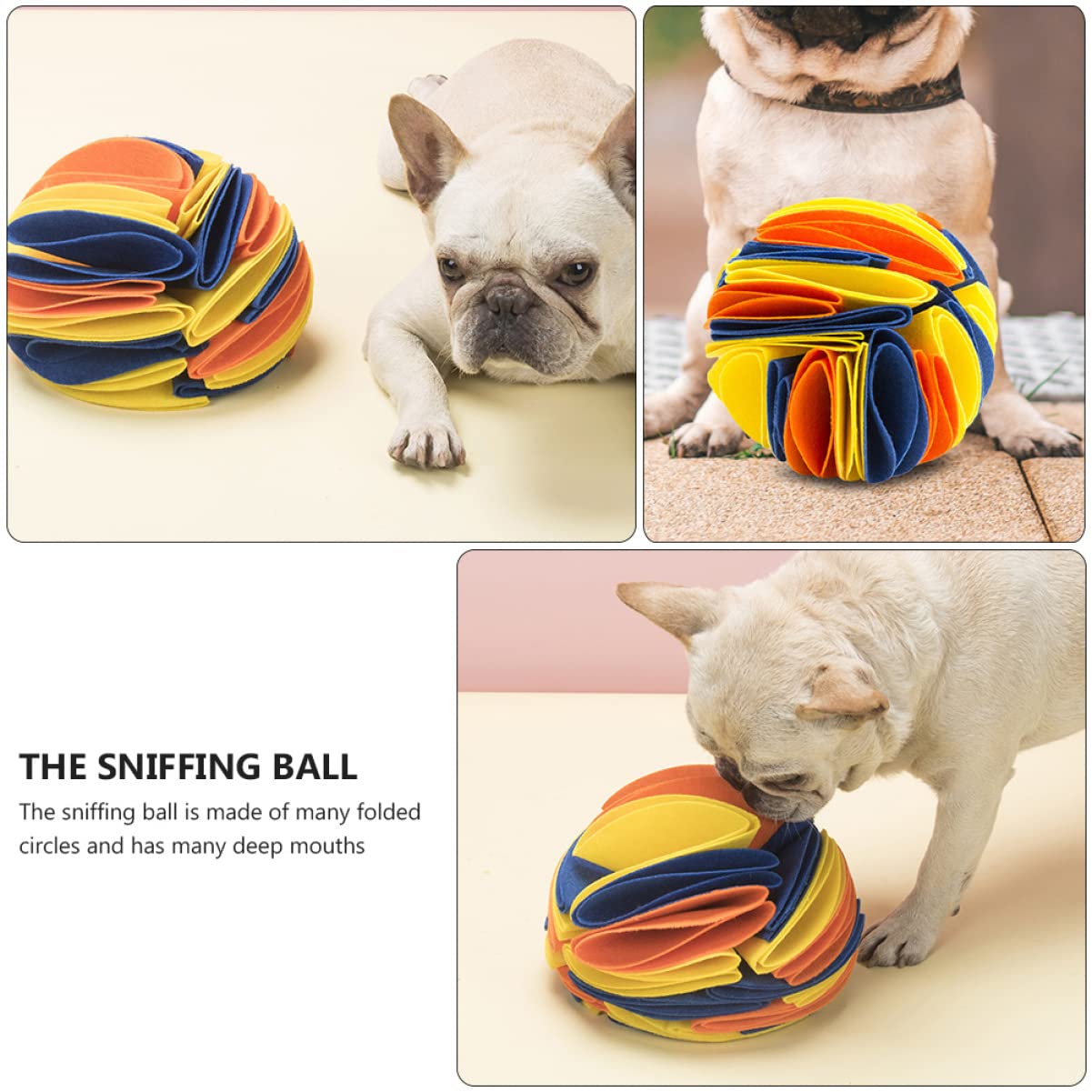 Mipcase 3 Stücke Hund Puzzle Spielzeug Langsam Feeder Haustier Spielzeug Sicher Filz Material Snuffle Für Hunde Für Den Einsatz
