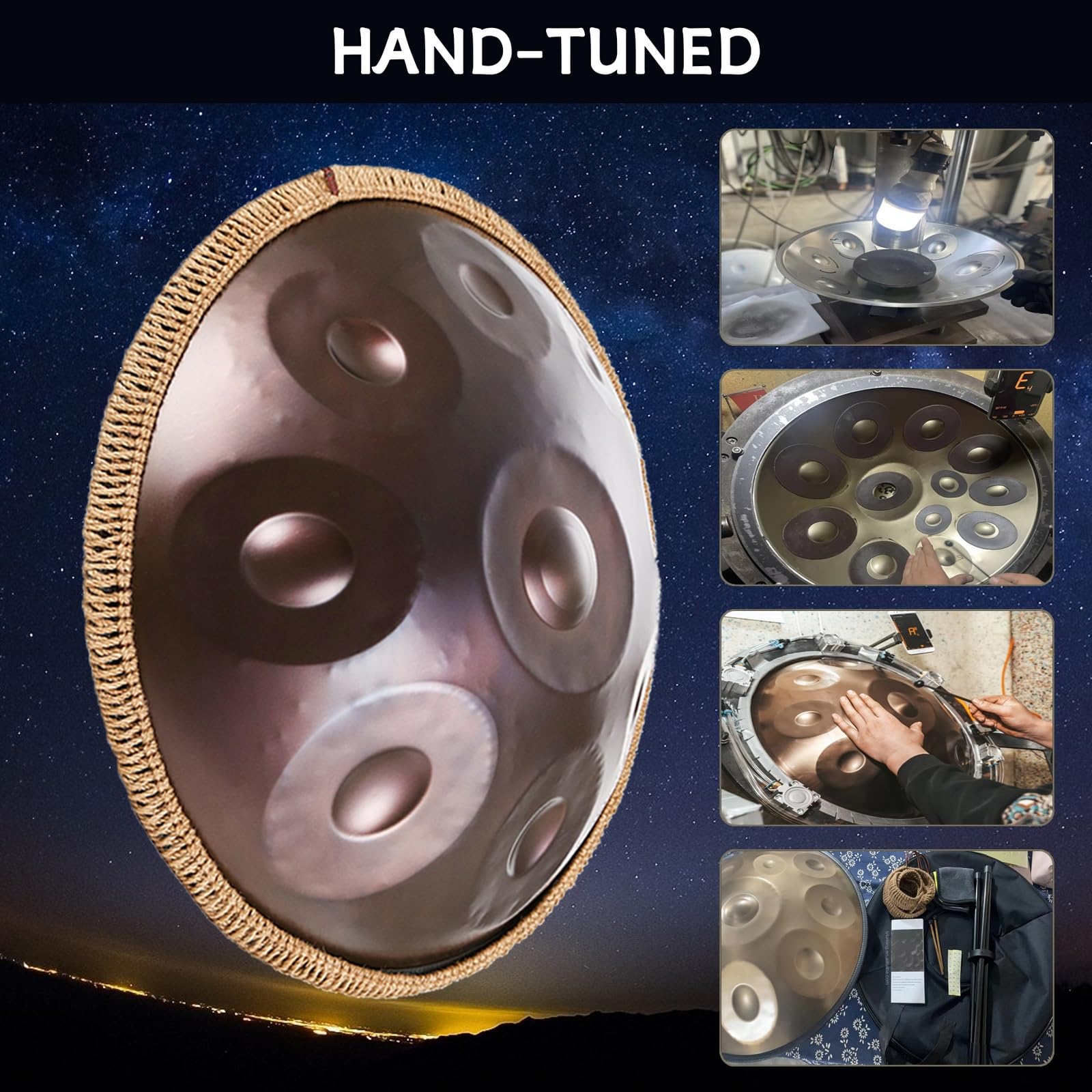 ハンドパンドラム 9音 約56cm Handpan Drum Amazon | ハンドパンドラム - ハンドパン スチールドラム