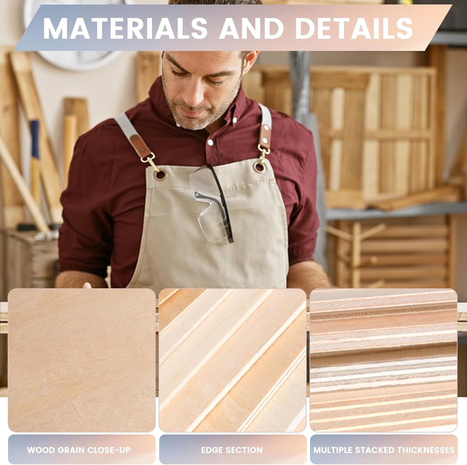 24-Pack Basswood Sheets 1/8" X 12" X 18" - Two Samples are Included Laser Engraving Blanks, 3mm Wood for Laser Cutting and Engraving Plywood Sheets (24 PC 12 * 18 * 1/8)