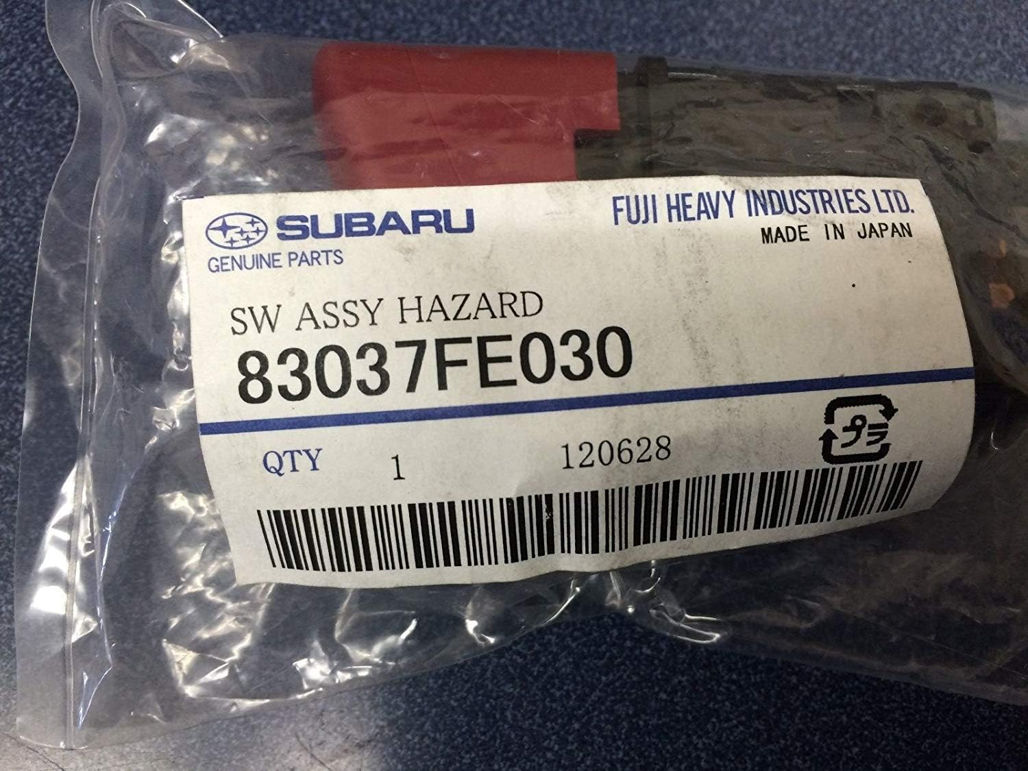 Subaru WRX STi Limited Red Hazard Switch 2002-2007 83037FE030 Impreza JDM Genuine OEM