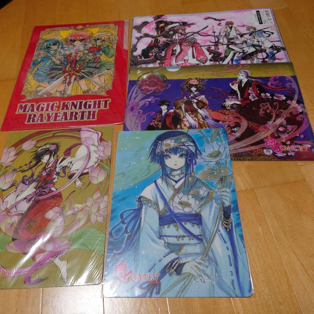 GATE7 CLAMP 下敷き クリアファイル セット はな 桜 橘
