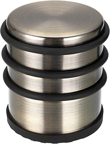 Miniatura 13 de Sumnacon - Tope de puerta resistente para piso sin necesidad de taladro, tope de puerta de acero inoxidable duradero con goma antideslizante - Tope