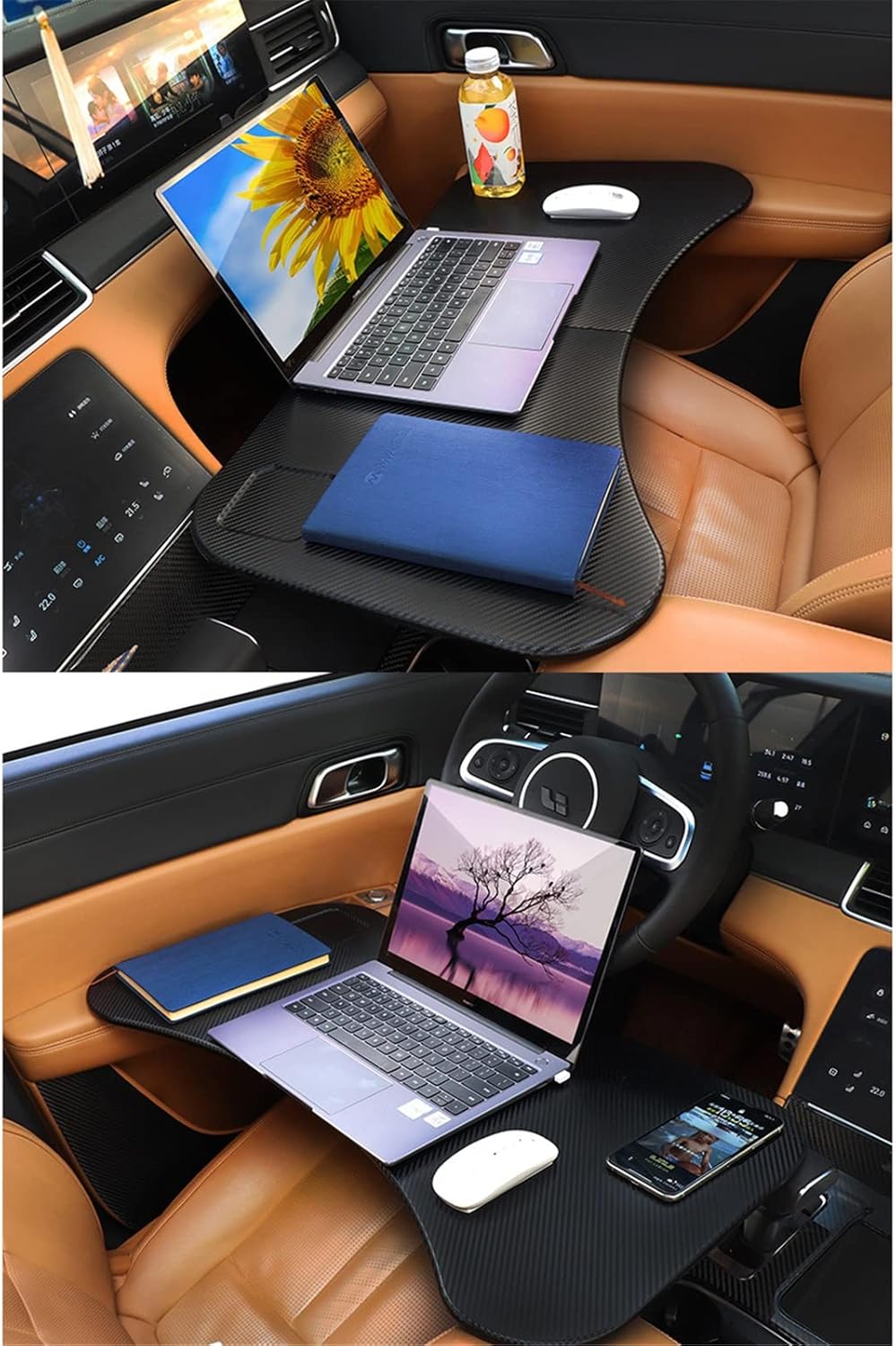 ステアリングホイールトレイ 仕事と安定した車のデスク車のテーブルを