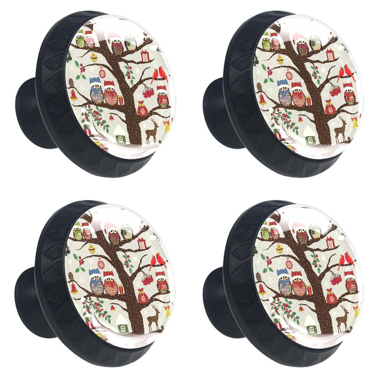Boutons de tiroir en cristal pour personnaliser votre commode de Noël