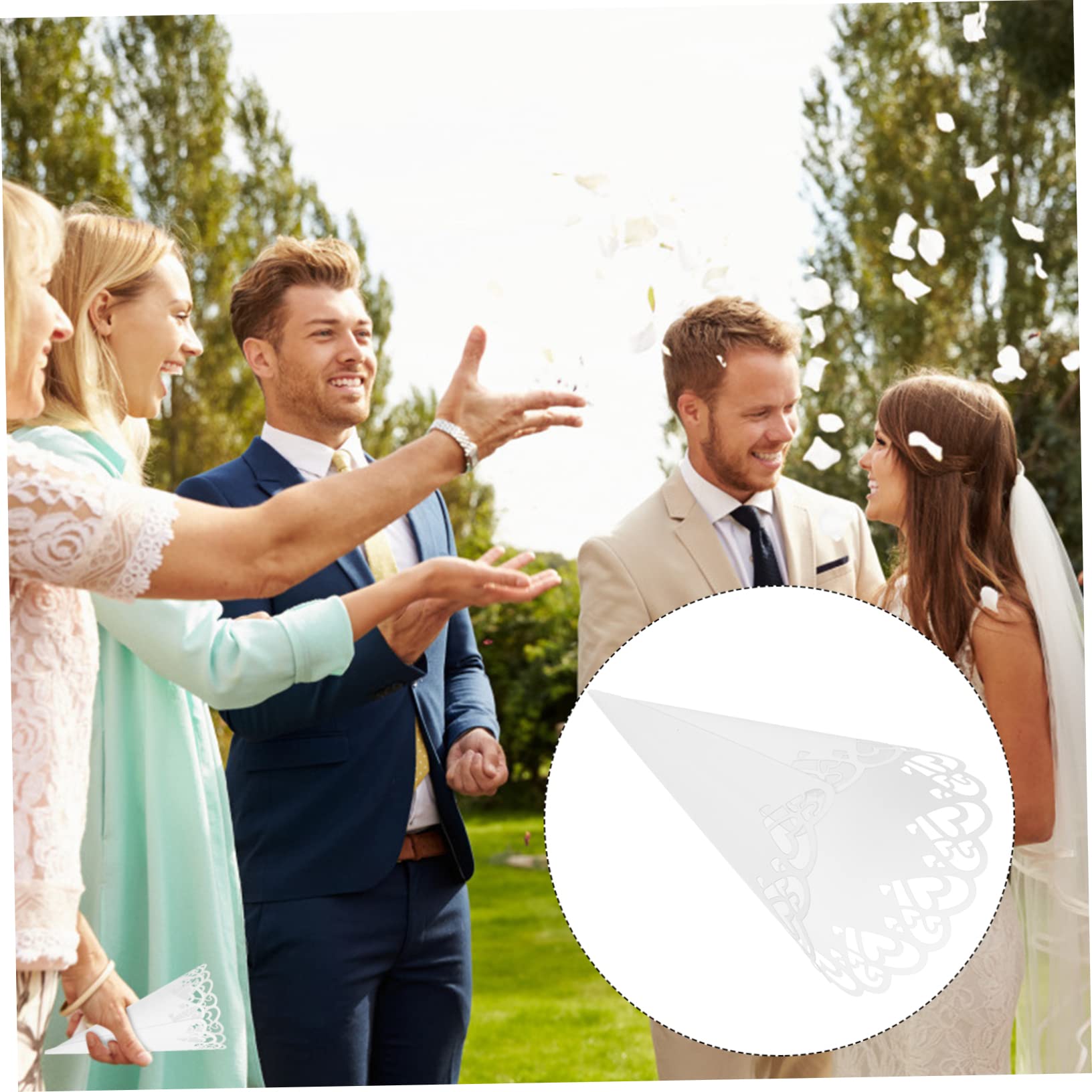 STOBOK 100stücke Hochzeitskonfetti Papierblüten Dekorative Hohlraumige Konfetti Feiern Shower Und Hochzeiten Einfach Zusammenzubauen Langlebigem Hochwertigem Papier