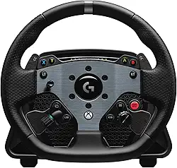 Volante Logitech G PRO WHEEL Com Direct Drive 11 Nm, Feedback TRUEFORCE, Ultrarrealista, Dupla embreagem, Compatível com Xbox Series X|S, Xbox One e PC