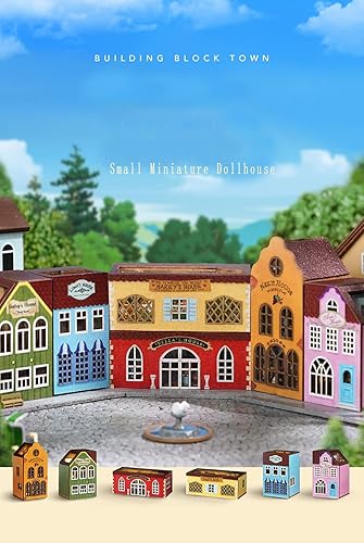 Miniatura 6 de Kit de casa de muñecas en miniatura, juego de casa de cocina de madera 3D, perfecto para mini construcción, regalos creativos, decoración del hogar