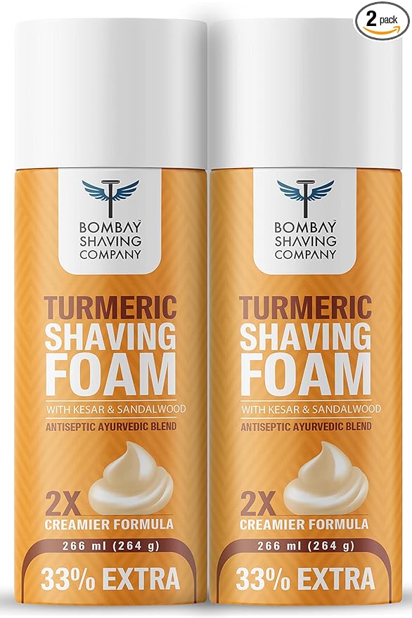 Bombay Shaving Company Turmeric Shaving Foam, 266ml,