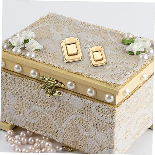 Miniatura 7 de Angoily 12 piezas de cerradura de palanca para puerta, cerraduras de hebilla, cerraduras de hebilla de cierre deslizante, cierre de bisagra,