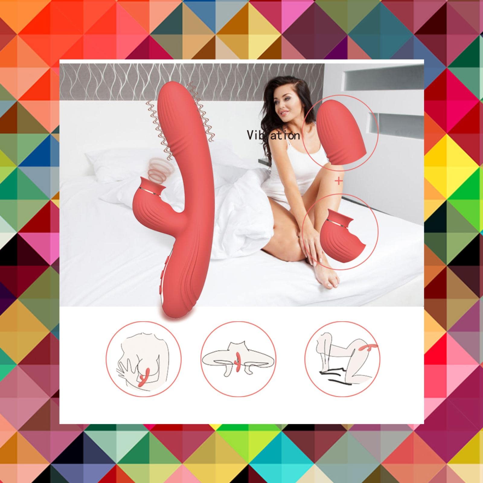 Dona Vibratori Vibratore clitorideo femminile per donne Vibratore punto G Clitoride Clitoride Stimolatore vuoto Dildo Giocattoli sessuali per adulti 18