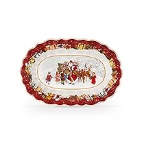 Villeroy & Boch – Toy’s Fantasy Scodella Da Portata Variopinto, Adatto per Microonde, Piatto Ceramica Natale, Decorazione Natalizie, Stoviglie, Porcellana Premium