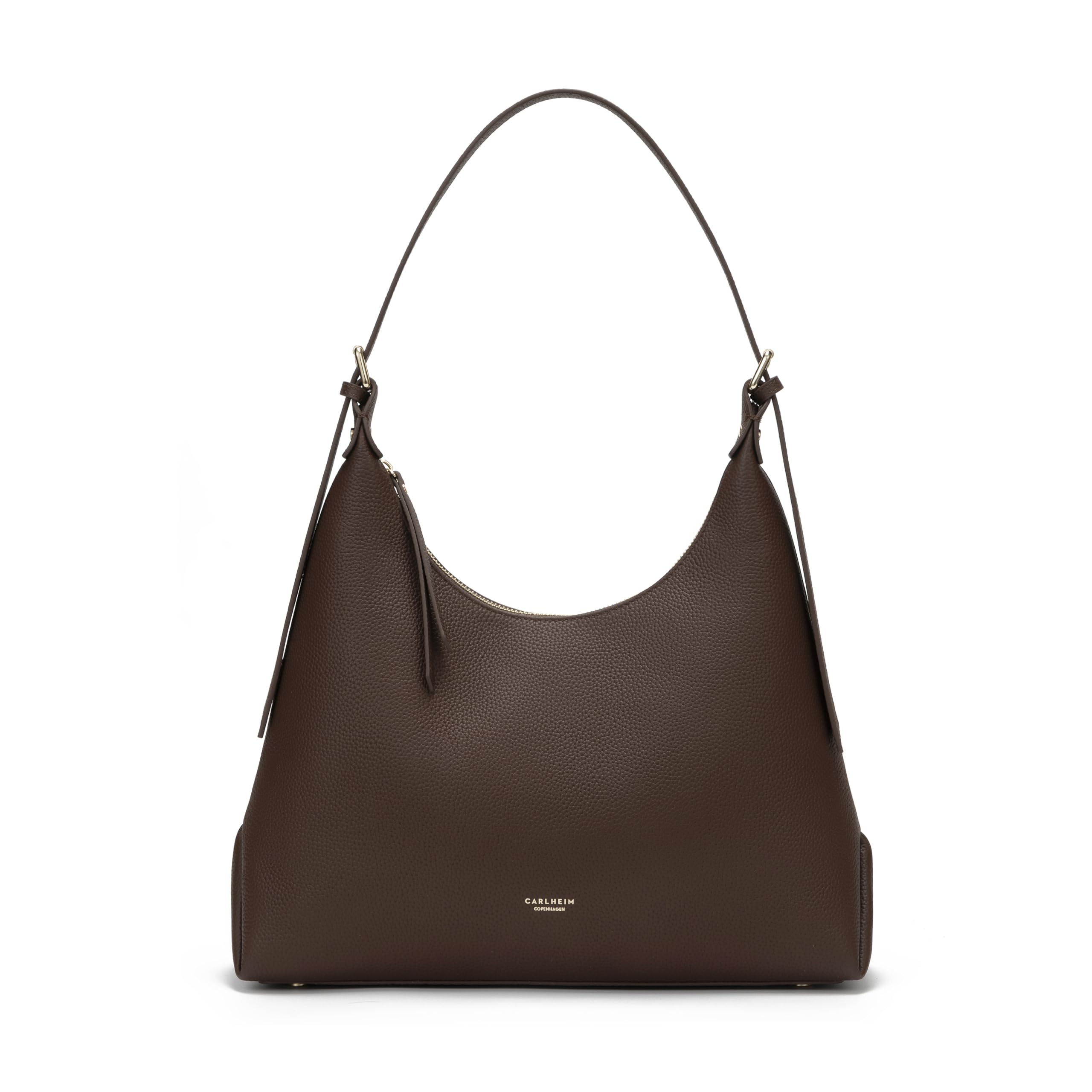 Carlheim, Gotland Genuine Leather Collection, Genuine Genuine Leather Handbag (Brown), brown, Medium
