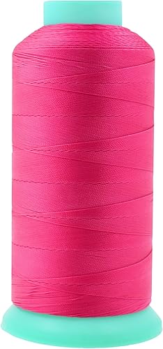 Miniatura 105 de Mandala Crafts Hilos de coser resistentes de nailon consolidado, hilo para tejer jeans de cuero, hilos de tapicería marina al aire libre, Beige