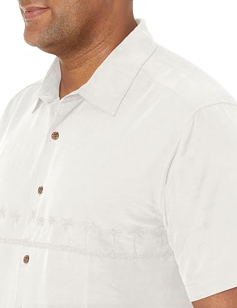 Quiksilver Men's Tahiti Palms 4 Button Up Floral Collared Shirt