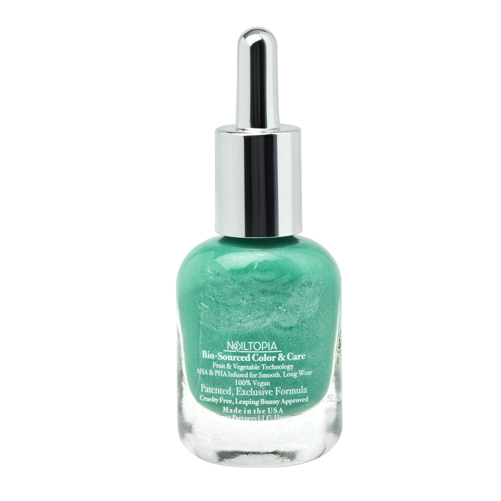 Nailtopia Bio-Source - Esmalte de uñas sin astillas - Esmalte de uñas totalmente natural con biotina y superalimento - Fórmula resistente a las astillas - Secado rápido y duradero - Yacht Week