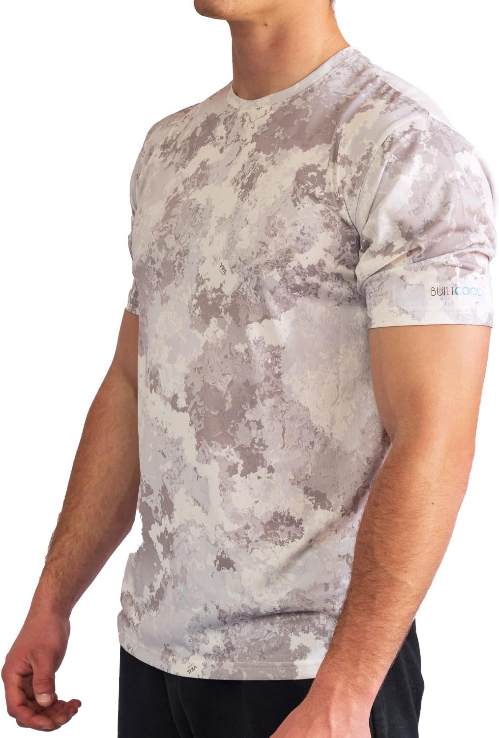 BUILTCOOL Men’s Crew Neck Shirt – Quick Dry Shirts for Men, Instant Cooling Moisture Wicking, UPF 50 Sun Protection - Image 2