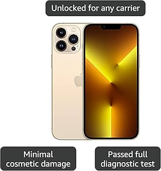 Amazon.com: Apple iPhone 13 Pro Max, 1TB, Gold - AT&T (Renewed Amazon.com: Apple iPhone 13 Pro Max, 1TB, Gold - AT&T (Renewed
