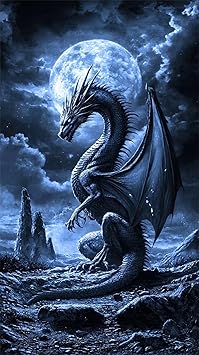 5D Diamant Malerei Set – Eisige Tundra Mit Mammuts, 40x70 Cm, Inkl. Werkzeug