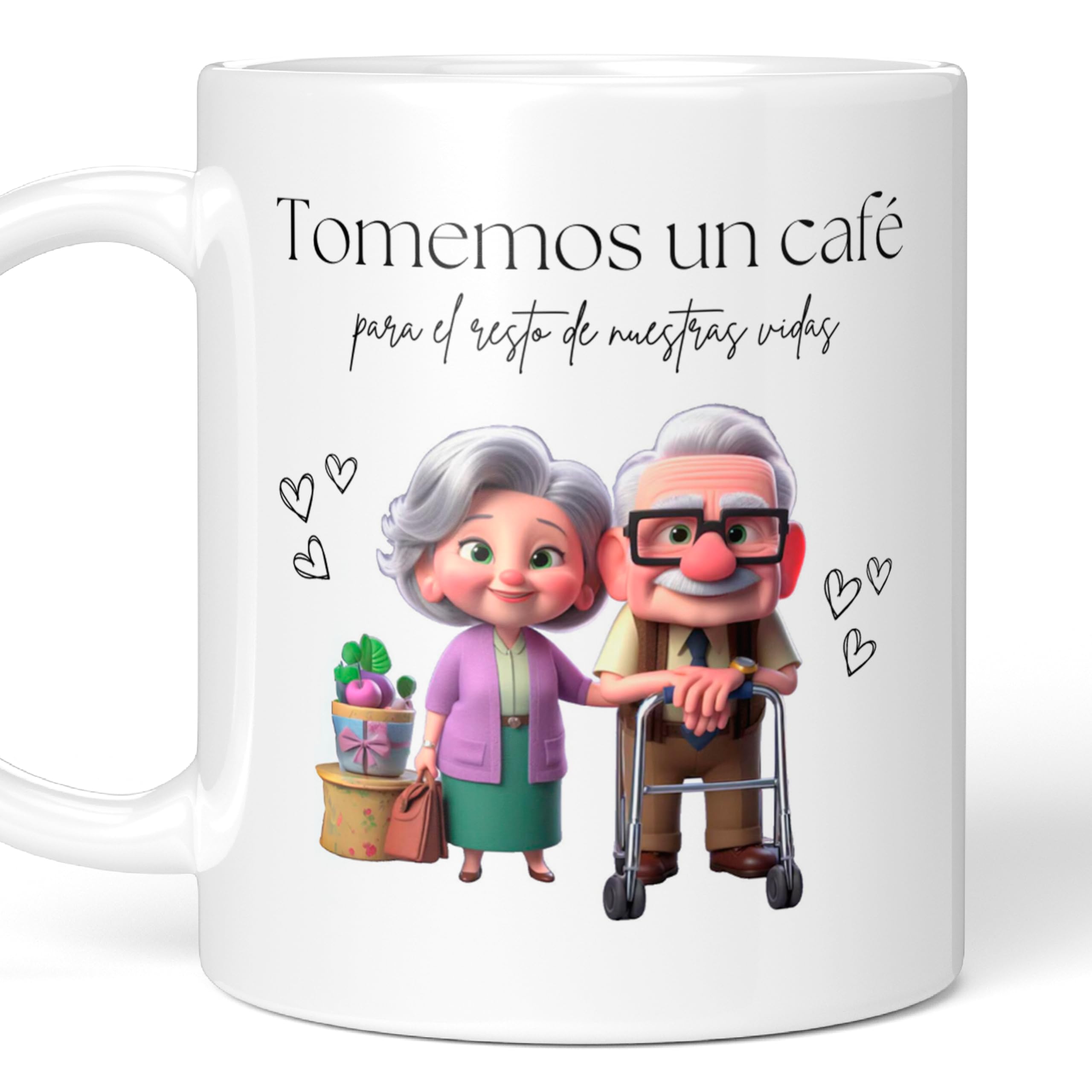 LA CASA DE LAS TAZAS® Detalles Únicos Regalos para Novios Boda, Regalos Originales para Parejas, Taza Novio, Regalos Enamorados para Mujer, Tazas Amor, Regalo Novia, Regalos de San Valentin