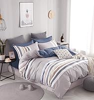 Vista 6 de Swanson Beddings Leafy - Juego de cama 100% algodón: Funda de edredón, fundas de almohada