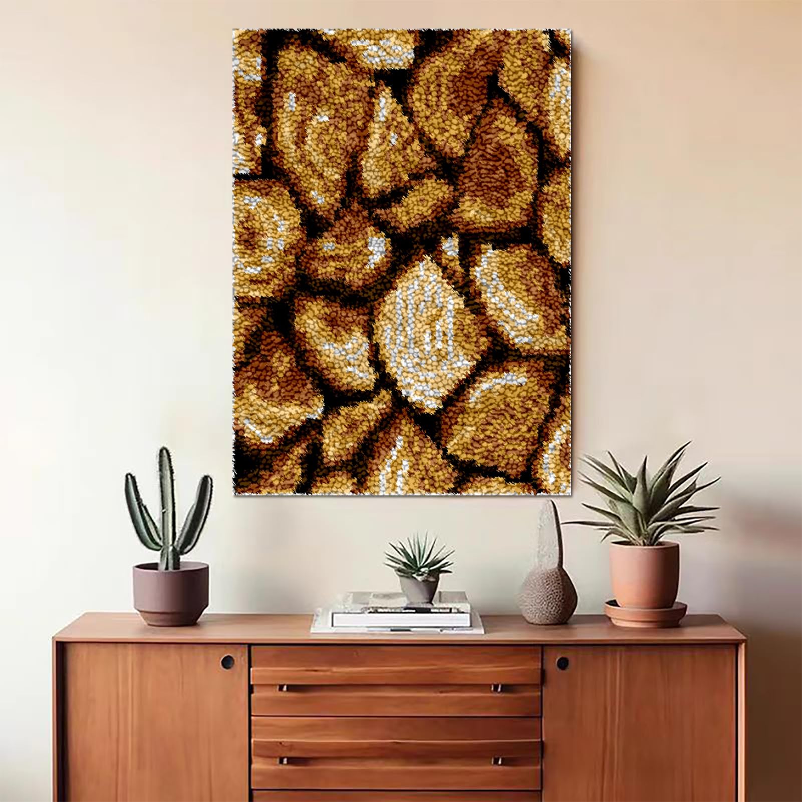 Tappeto Annodare Fai da Te Set di Tappeti da Ricamo 55x75 cm