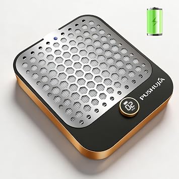 Professional Rechargeable Nail Dust Collector, Cordless Nail Dust Vacuum Machine with Strong Airflow, Low Noise Manicure Dust Collector for Acrylic Gel Polish Nail Drill, Home & Salon Use