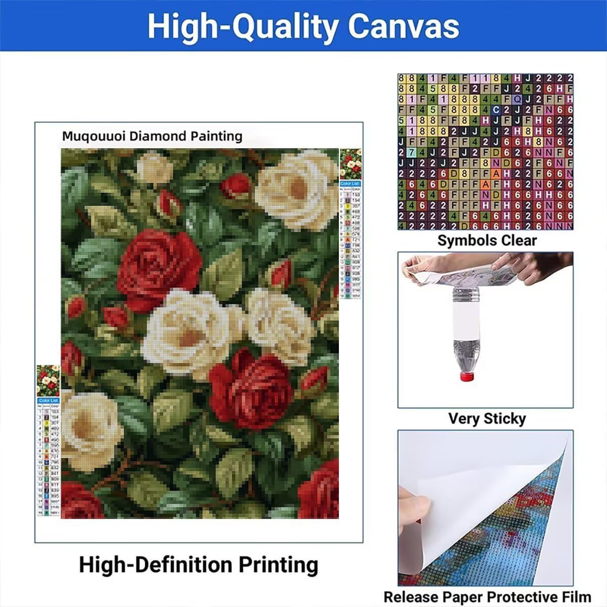 Obraz diamentowy dla dorosłych fabryka diamentowe malowanie duży format 80 x 110 cm, 5D DIY diamentowe malowanie dziecko Rhinestone Cross Stitch Crystal Art Canvas Craft Kit, Dekoracja salonu, prezent