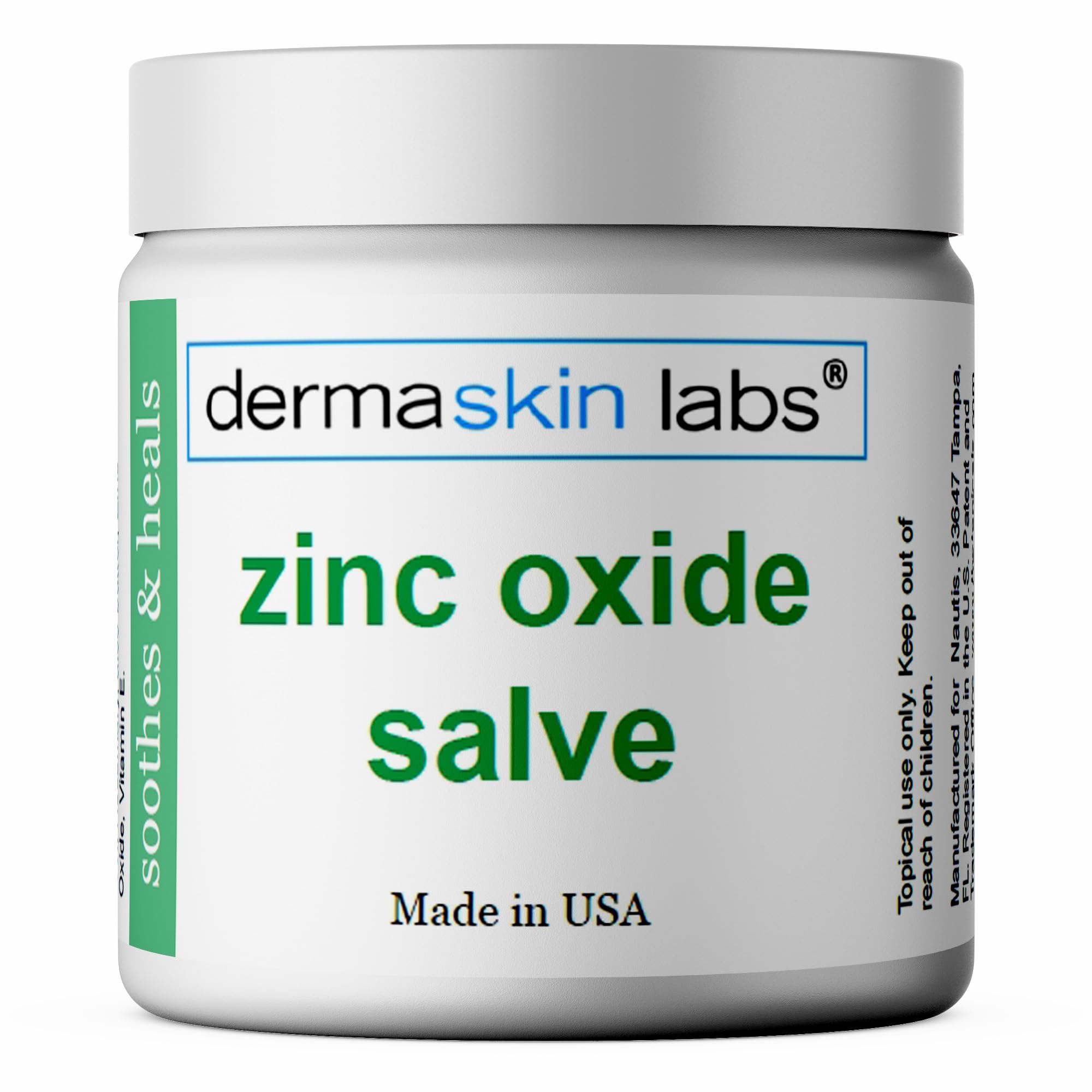 Zinc Oxide Salve, TSW Cream, Zinc Oxide Balm, Soothing Relief, Natural Protection Ointment Made in USA