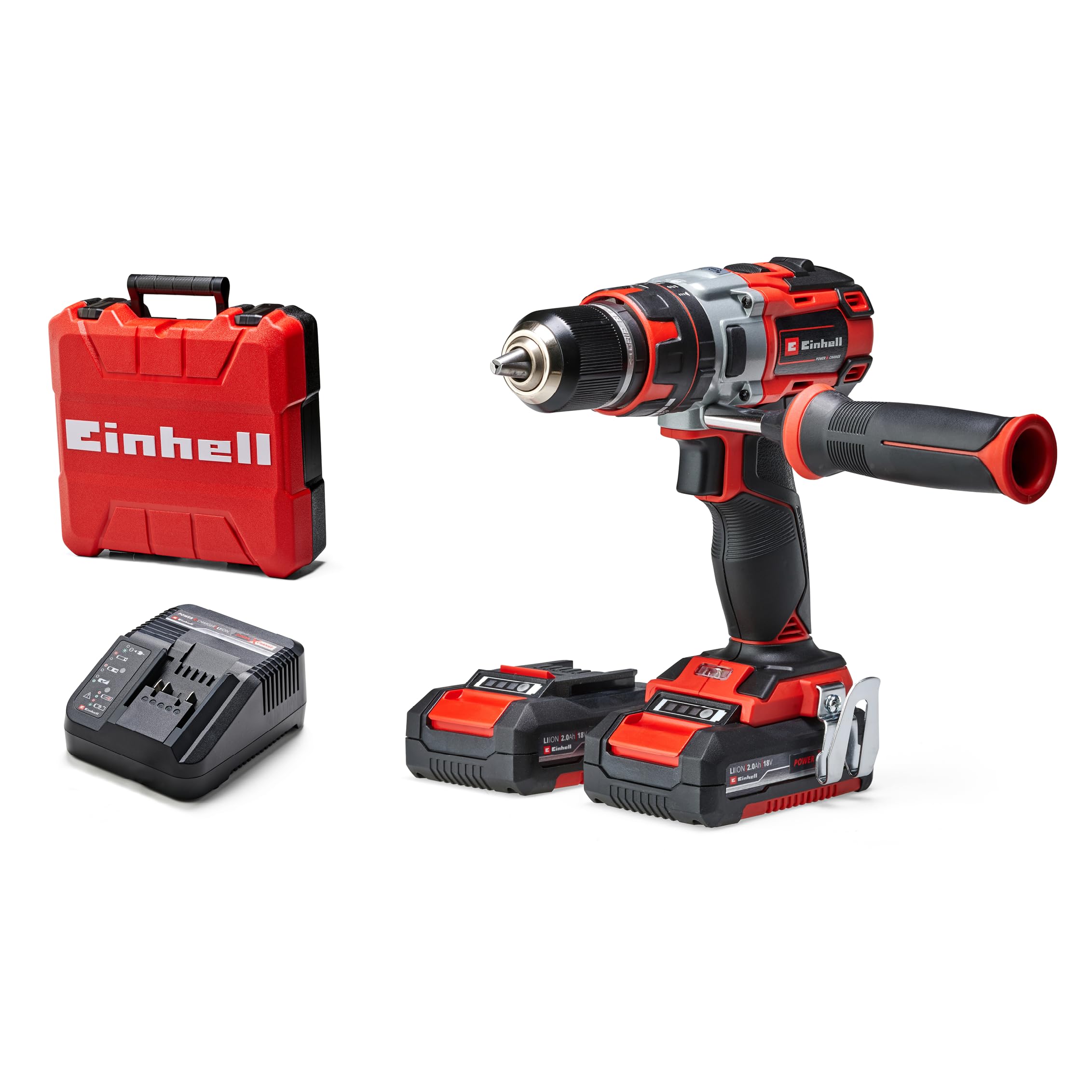 Einhell TP-CD 18 Li-i Kömürsüz Power X-Change Akülü Darbeli Vidalama (darbe fonksiyonlu, Li-Ion, 18 V, 2 hız, 60 Nm, LED ışık, çanta, 2x 2,0 Ah akü ve şarj cihazı dahildir) - 4513861