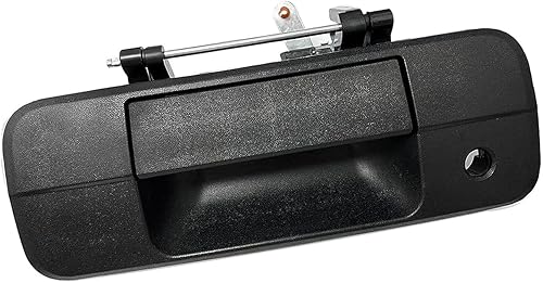 Manija de puerta trasera con cerradura compatible con Toyota Tundra 2007-2013 - Negro texturizado - Reemplazo # 69090-0C040, 690900C040