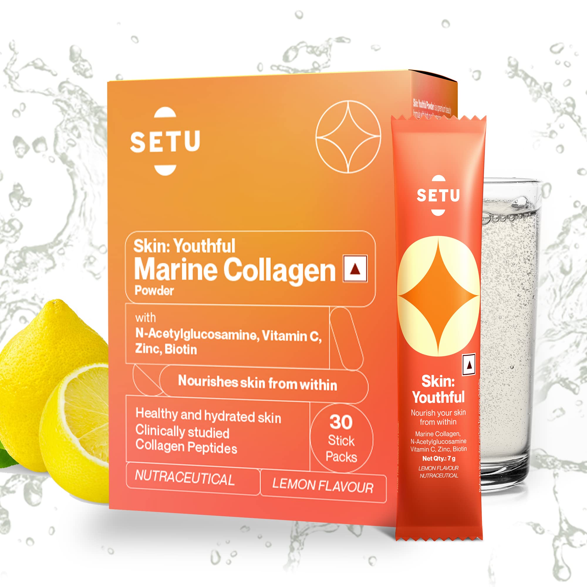 Buy Setu Skin Youthful Collagen Powder Hydrolysed Marine Collagen