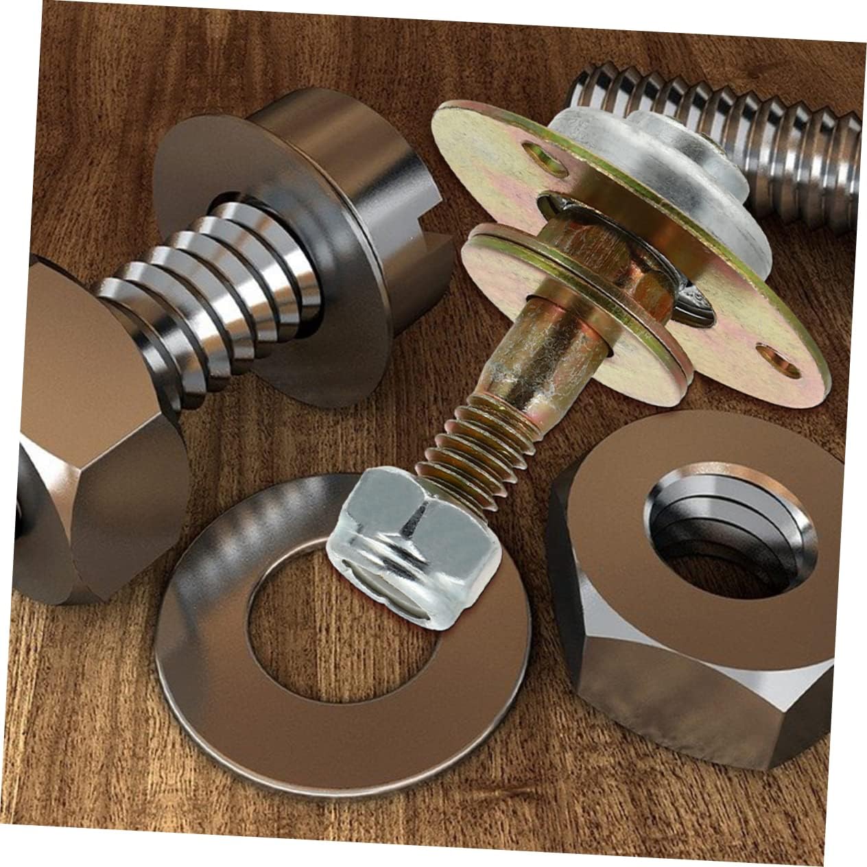 4pcs Rocking Chair Connecting for Nursery Glider Furniture Hardware Bearings