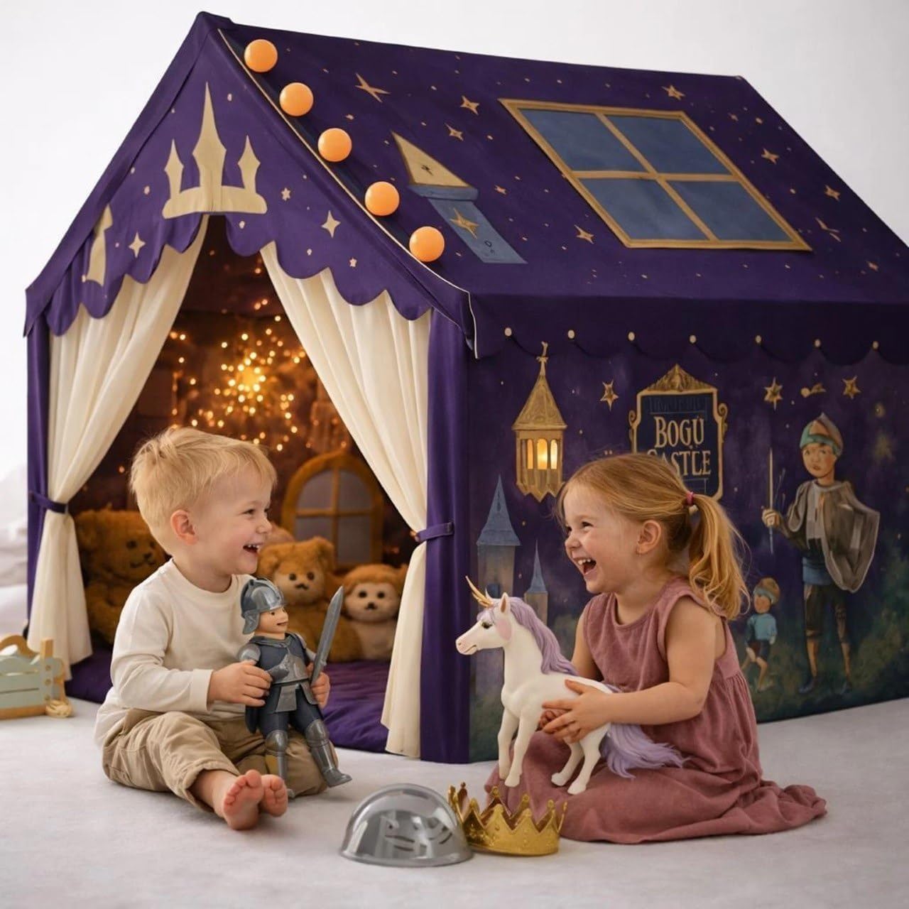 Kids Play Tent House - Colorful & Foldable! -2
